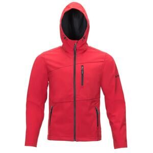 Sync Performance Unisex Desert Race Red Championship Softshell Jacket Size M